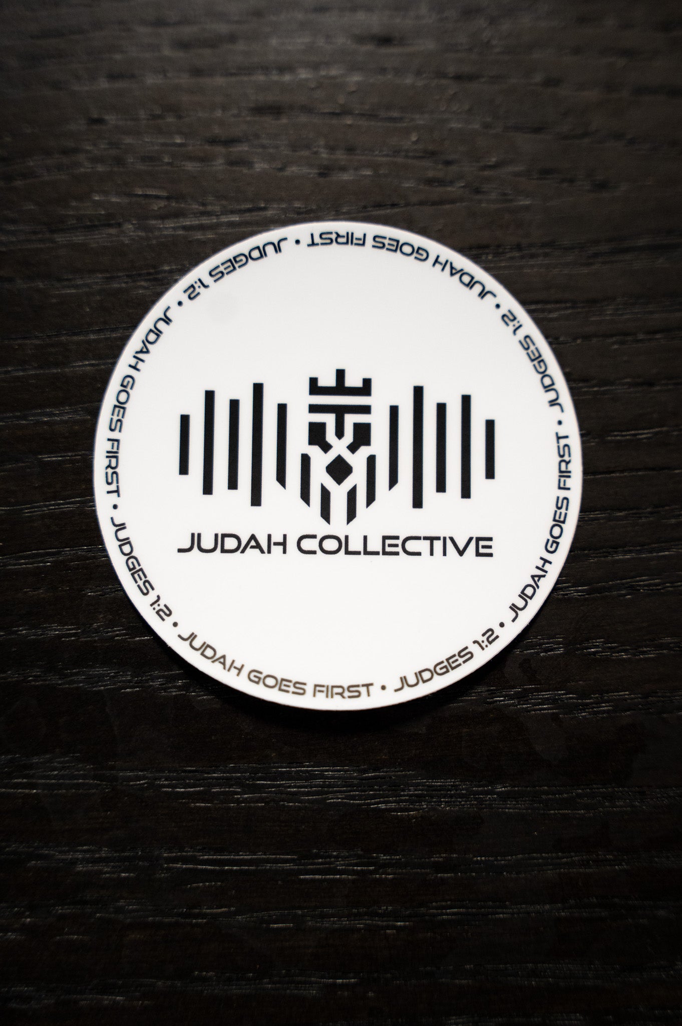 Judah Collective Circle Logo Sticker