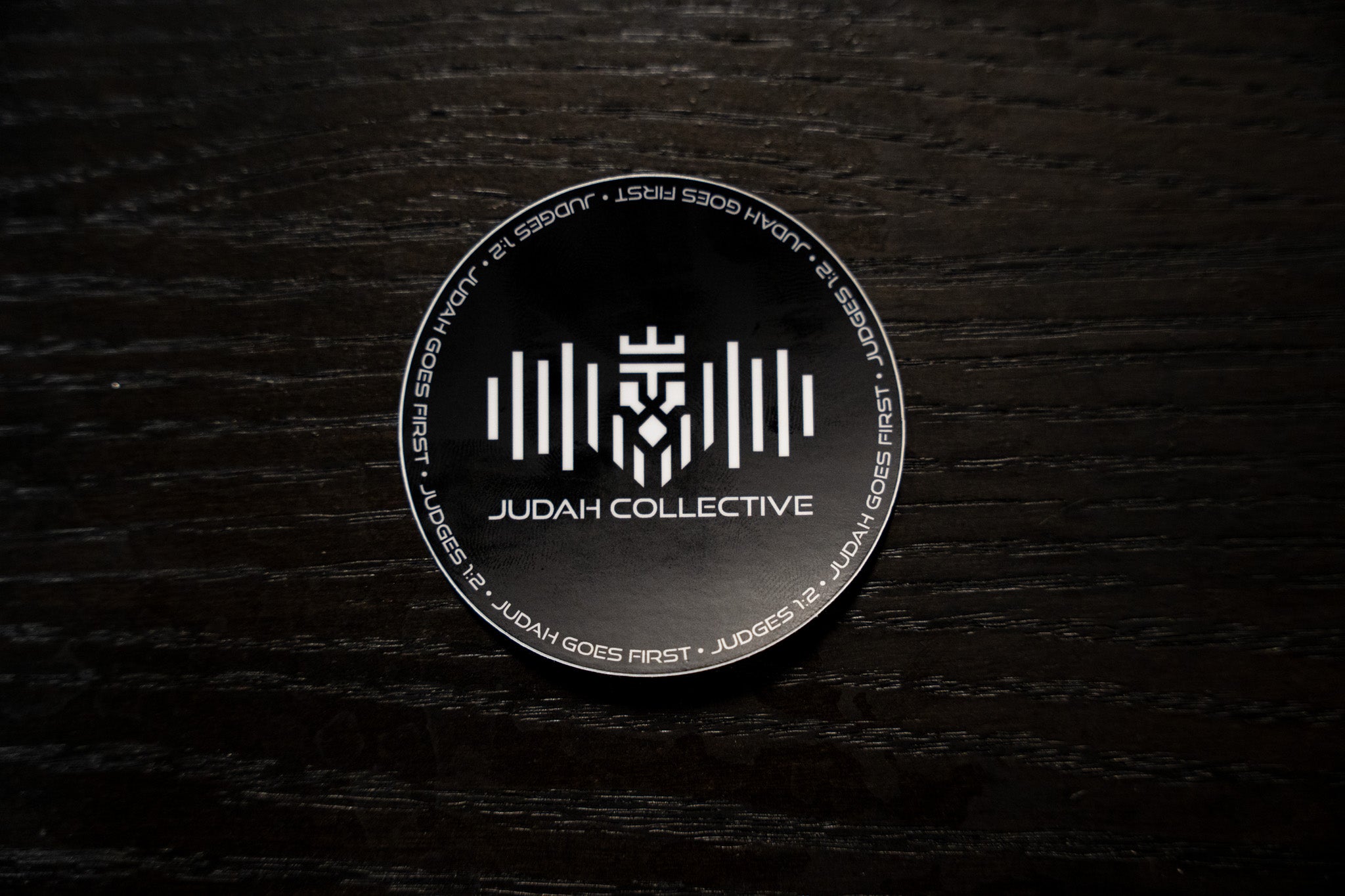 Judah Collective Circle Logo Sticker